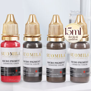 【Available】15ml Genuine SUOMILA German Plant Material Permanent Makeup Tattoo Pigment Ink Micor-shading Eyebrow Line Lips Tattoo Manual and Machine Pen Kit Ink Supplies