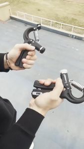 Adjustable Resistance Hand Grip Gripper 5kg to 100kg Wrist Arm Finger Forearm Strengthener Exercise Gym Power Fitness