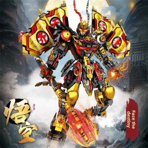 JIANDONGWENCHUANG | Mythical Mech Figure Educational Toy Blocks