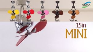 MT EDMA 15IN MINI - KIPAS ANGIN GANTUNG PLAFON - REMOTE CONTROL
