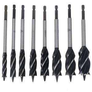 JCSYFAC Bộ mũi khoan xoắn 10-25mm Mũi khoan gỗ cắt nhanh Dụng cụ nối thợ mộc