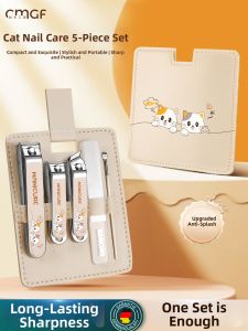 Cute & Splatter-proof Nail Clippers Set