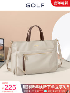 GOLF Ladies Commuter Tote Bag 2025 New Waterproof Large Capacity Computer Bag Handheld Diagonal Bag Elegant Business Style