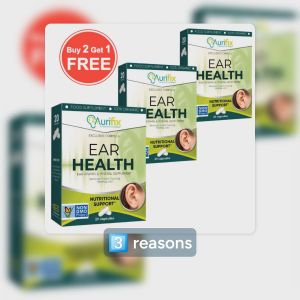 Aurifix Ear Health 20 Capsules - Buy 2 Get 1 Free Offer for Enhanced Ear Health