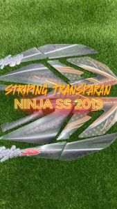 STRIPING MAXDECAL VARIASI NINJA SS TRANSPARAN  - NEW DESIGN STRIPING VARIASI NINJA ZEBRA SS TRANSPARAN ST NJ 04 - BEST SELLER