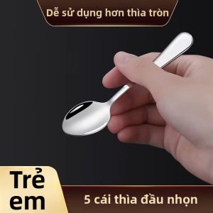 BAICHANG | Food Grade 304 Stainless Steel Baby Dinner Spoon