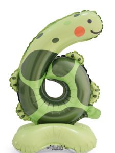 New Cartoon Theme Standable Animal Number Balloons Childrens Birthday Baby Party Scene Decoration Arrangement Living Room