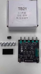 100% WUZHI แอมป์จิ๋ว ZK-TB21 แอมจิ๋ว บลูทู ธ 5.0 ซับวูฟเฟอร์เครื่องขยายเสียง กำลังขับ 2*50W + ซัพ 100W ซิฟ TPA3116D2 ระบบ TB21 APP ของแท้ 100%