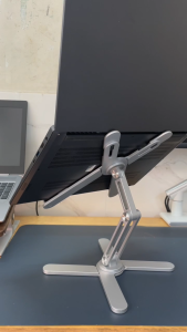 Giá đỡ xoay 360 hợp kim nhôm chắc chắn cho iPad Macbook Laptop N86