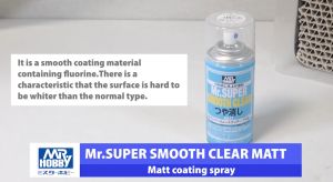 Mr. Hobby Top Coat Spray Mr. Super Smooth Clear Flat Matt Coating Gundam Spray 170ml