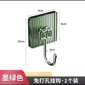 亚克力挂钩强力粘胶墙壁挂墙上承重透明无痕门后宿舍免打孔粘钩钩