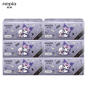 Nepia Kurokos Home Use 3 Layer Tissue Paper 100 Sheets Cute Whole Box Affordable Household Car Office Tissue Paper