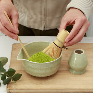 Matcha Ceremony Kit for Japanese Tea Ceremony Traditional Matcha Bowl Whisk Tea Scoop Matcha Powder Strainer Matcha Tea Set