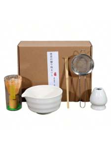 5 ชิ้น/เซ็ตสไตล์ญี่ปุ่นชุดชามัทฉะชั้นวางเครื่องมือรวมทั้งชามปัดช้อนของขวัญที่ดีสําหรับพิธีญี่ปุ่นแบบดั้งเดิม