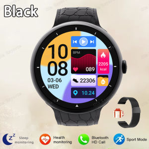 Men Smart Watch 2.09" AMOLED Screen Bluetooth Call Heart Rate Smartwatch All-day Blood Oxygen Monitoring 100+ Sports Modes HW12