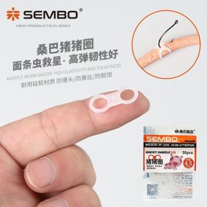 Samba Road Soft Bait Protection Ring Pig Pig Circle Noodle Worm Anti-Lead Hook Drop off Wacky Fishing Group Outdoor Camping Travel Gear