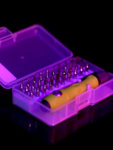 Obeng Set Multifungsi 32 in 1 Kotak Transparan 30 pcs Baut Kecil Obeng Servis Reparasi Hp Laptop Jam