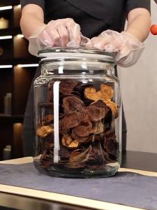 Myonly | Orange Peel Storage Jar Food Grade Glass 1unit