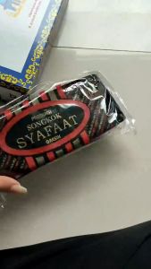 Peci Songkok Warna Hitam Polos Syafaat Model AC Tinggi 9 Songkok Nasional Kopiah AZZ04