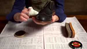 Black Shoe Polishing Cream Sachets Shoe Care Cream Leather Shoe