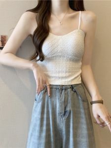 Sweet And Spicy Strapless Vest Womens Inner Wear with Chest Pad 2025 New Spring Beautiful Back French Elegantly Sleeveless Outerwear Top