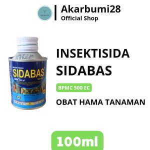 INSEKTISIDA PEMBASMI HAMA ULAT WALANG SANGIT WERENG BELALANG SIDABAS 500 ec ISI 100 ML