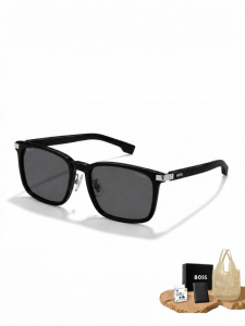 Hugo Boss | Polarized UV Protection Sunglasses for Men Square Frame
