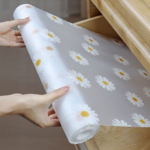 Waterproof Moisture Proof Printed Drawer Pad Kitchen Countertop Oil Resistant Mat Wardrobe Shoe Cabinet Mold Proof Sticker