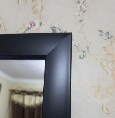 Kaca Cermin Gantung| Tempel Minimalis Warna Hitam Uk 60cmx30cm