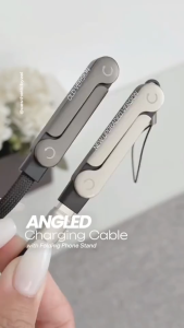CARDINAL : 120W Metal Cable Charger with Super Fast Charging Multifunctional Design Includes Charger and Phone Stand