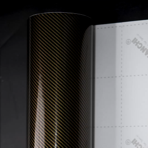 ROLL 152Cm Sticker FANCHI FC252 2D Carbon Fiber Gold 2D / ROLL