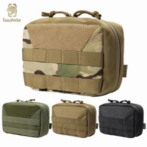 ONETIGRIS ยุทธวิธี MOLLE กระเป๋าขนาดใหญ่ Admin POUCH Utility กระเป๋าเครื่องมือ อเนกประสงค์ MOLLE อุปกรณ์เสริมเข็มขัดเอวกระเป๋ากระเป๋า