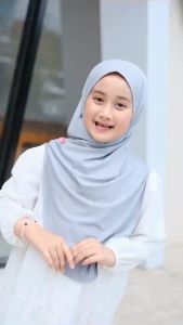 Kerudung Bergo Anak Perempuan Paud Nonpet Shireen Hijab Instan Jilbab Child Instan Size 8 Sampai 12 Tahun