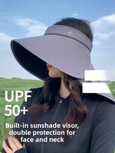 Miiow | Cat Lady Egg Roll Beach Sun Hat Women Summer Wide Brim Face Protection Hat High Aesthetic Value Travel Anti UV Sun Cap