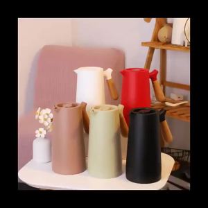 ali Bình Giữ Nhiệt Gia Dụng Bắc Âu Tay Cầm Bằng Gỗ Bình Đựng Thủy Tinh Bình Đựng Cà Phê Dung Tích Lớn Bình Đựng Quà Tặng Bán Buôn In Chữ