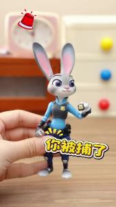 Morstorm Disney Anime Zootopia 2 Nick Judy Action Figure Blind Box Best Partner in Zootopia Desktop Collection Toys