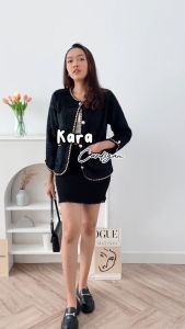 ELYCLOTH | KARA CARDIGAN | CARDIGAN RAJUT WANITA PREMIUM FURY KNIT