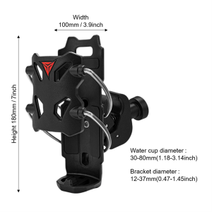 New Universal Bike Motorcycle Water Bottle Holder Adjustable Handlebar Cup Cage For MTB Road Cycling ADV Motorcycle Durable