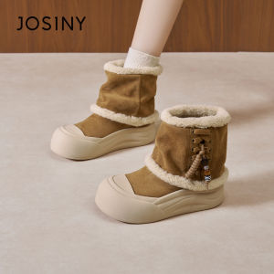 Josiny | Thick Bottomed Fur Lined Snow Boots