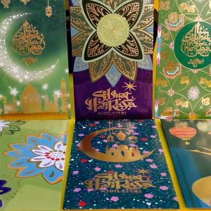 【6pcs】Premium kualiti Sampul Duit Raya Green Packet 2023
