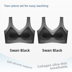 PIER N°5 | Ultra-Thin Summer Womens Underwear Soft Support Vest Style Cool Feeling Bra Seamless Comfortable Breathable Nylon Fabric