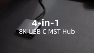 Cabletime | CABLETIME USB C to HDMI Adapter PD 100w MST 4K 8K Dual HDMI Monitor Converter Triple Display Compatible Windows Mac Laptop