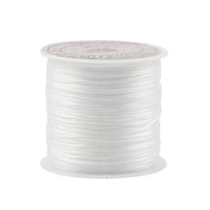 2 Rolls 0.8mm Nylon Rubber Flat Elastic Beading Cords Colorful String For Jewelry Making DIY Bracelets Necklaces Accessories