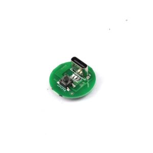 Single-Speed Flashlight Driver Board 10-20W High-Power Type-C Charging for LED and Motors DIY Flashlight Accessories