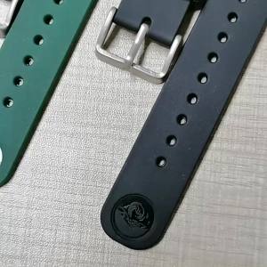 Dây Đeo Đồng Hồ Cao Su Chống Thấm Nước 20mm/22mm Dây Đeo Thợ Lặn Cho Seiko Thể Thao Dây Đeo Cổ Tay Vòng Tay Nam Thời Trang Phụ Kiện Thay Thế