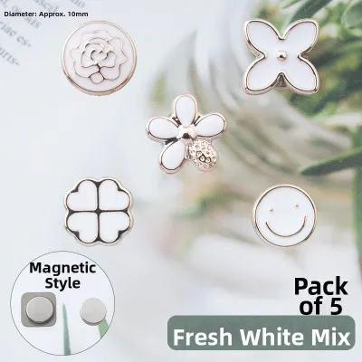 Magnetic Button Anti-Light Leakage No Sewing Shirt Decorative Invisible Universal Fit Small Button Home Fabric Sewing DIY