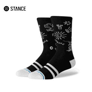 Stance | Colorful Graffiti Fashionable Comfortable Socks Mid-Calf