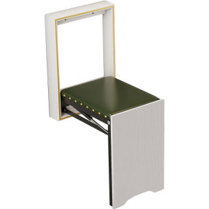 HAOZHANYOU | Hidden Wall-Mounted Folding Shoe Bench