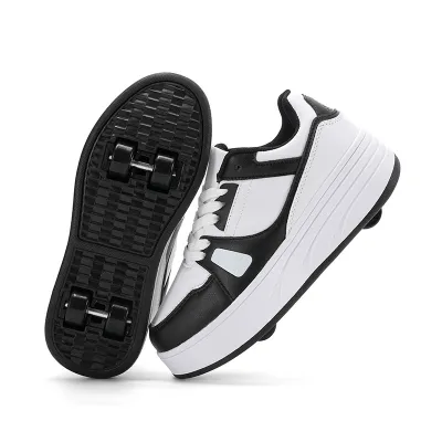 MLZH | Removable Light Heel Roller Shoes 4 wheels