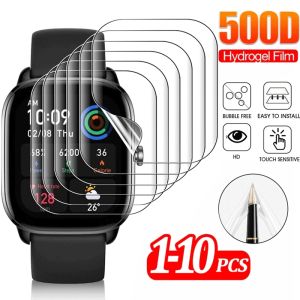 Phim Hydrogel mềm cho Amazfit GTS 4 mini Phim bảo vệ cong 9D Amazfit GTS 4 Dây đeo tay thông minh Không phải kính gts4 GTS 4mini